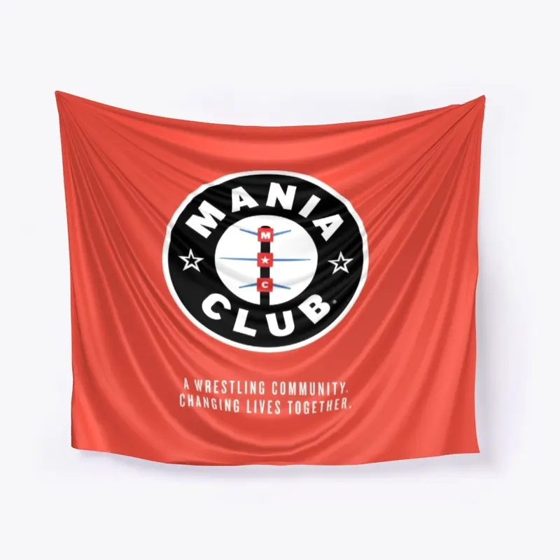 Mania Club Logo Wall Tapestry