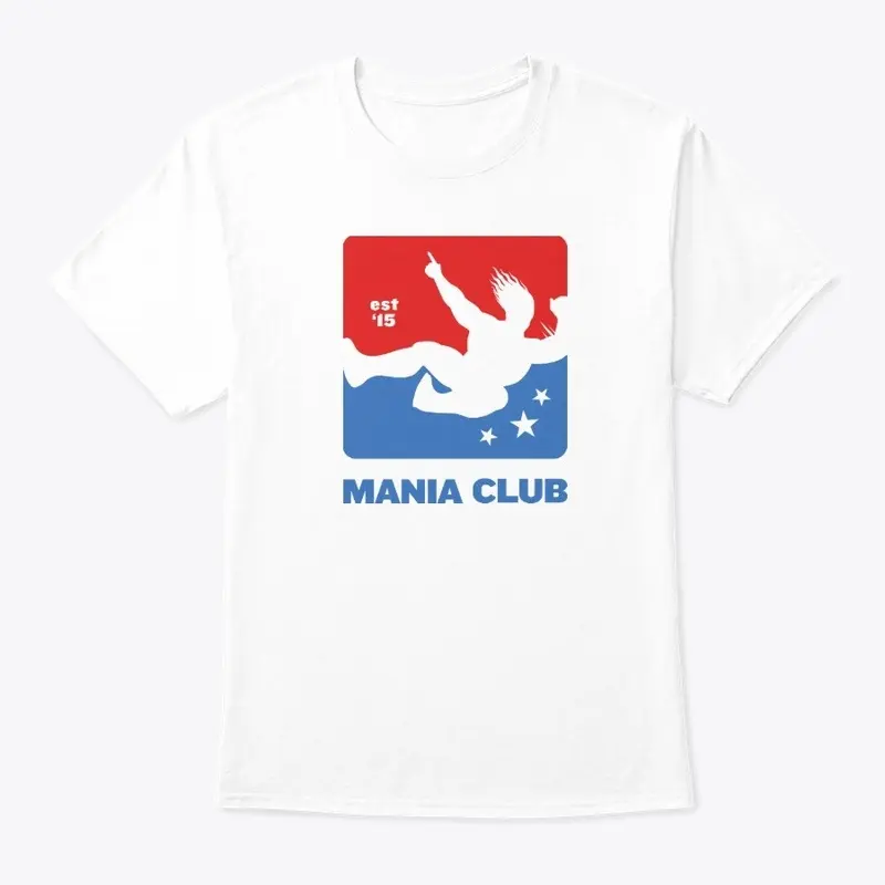 Mania Club Elbow Drop Logo Tee